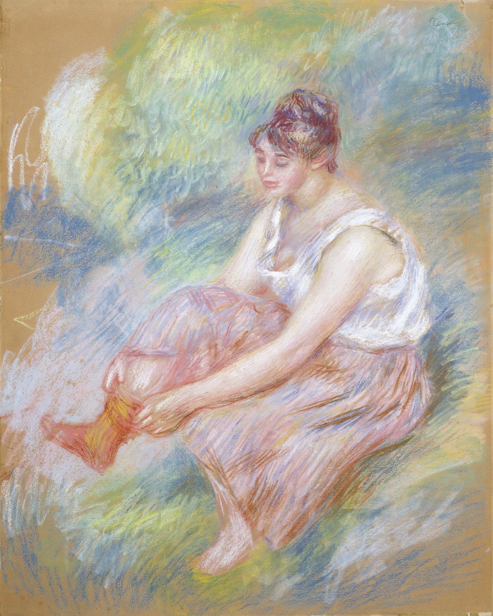 Nach dem Bad von Pierre-Auguste Renoir