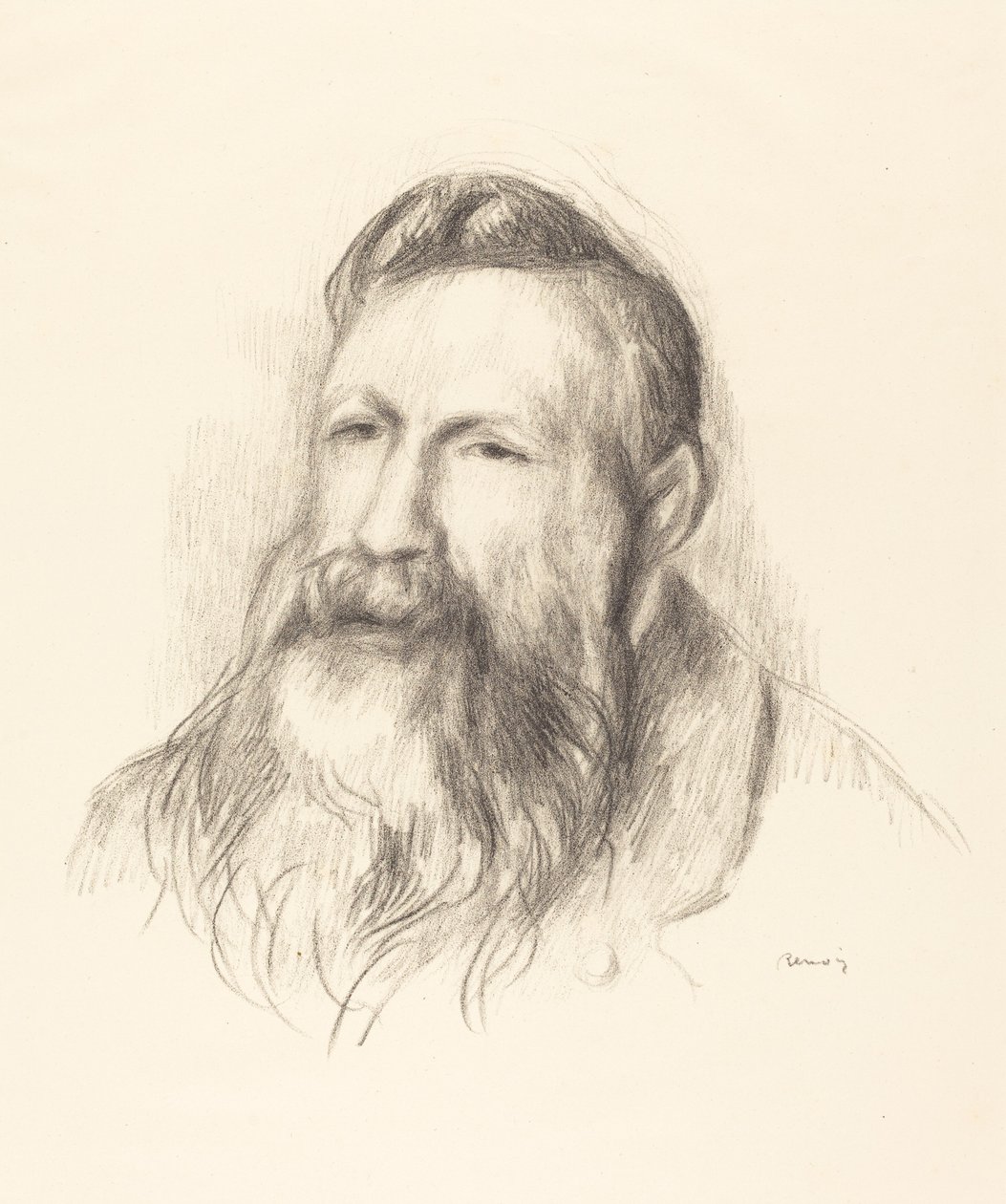 Auguste Rodin, ca. 1910 von Pierre-Auguste Renoir