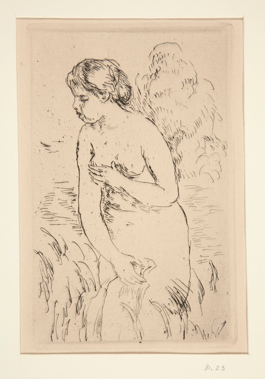 Stehende Badende, bis zu den Knien von Pierre Auguste Renoir