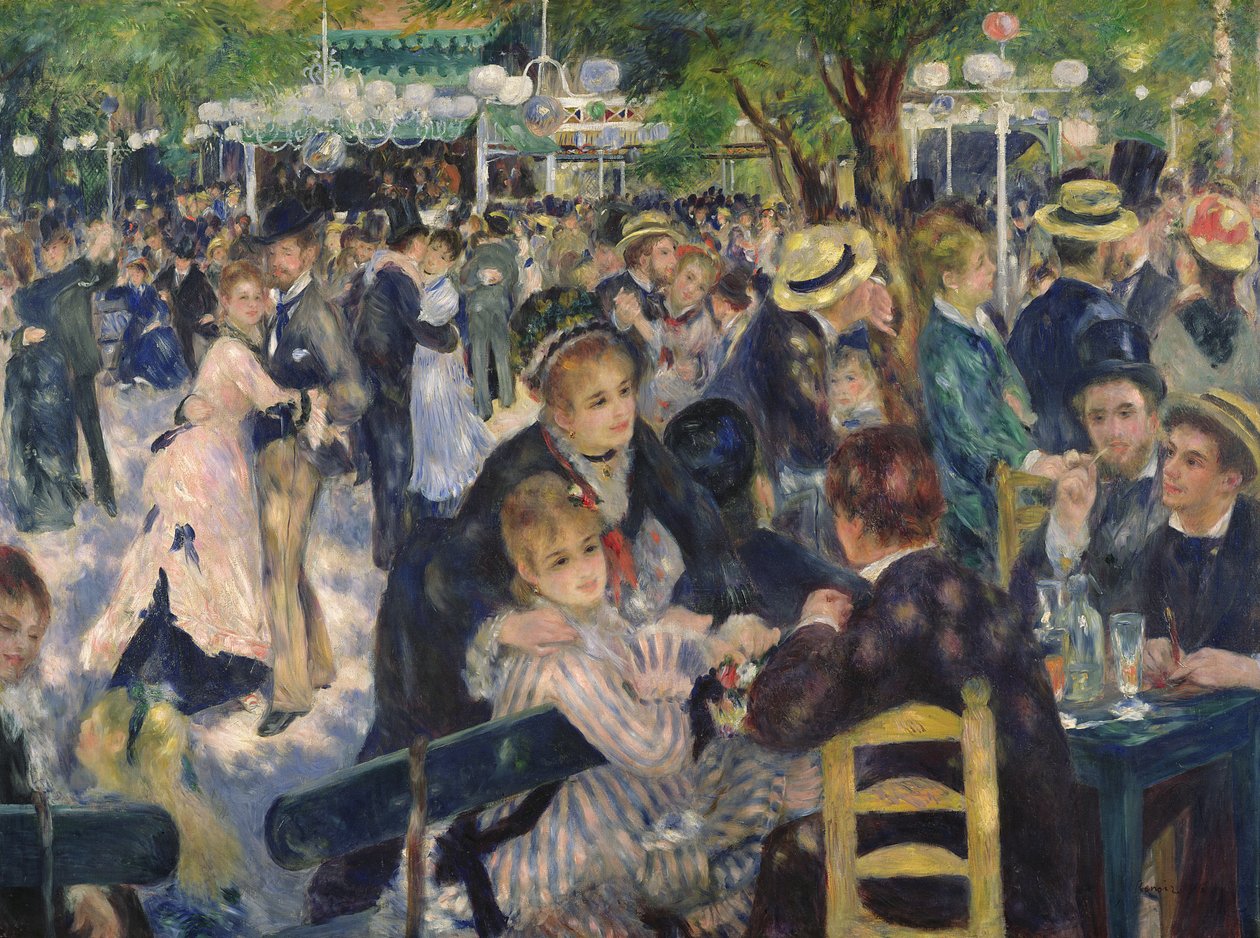 Ball im Moulin de la Galette von Pierre Auguste Renoir
