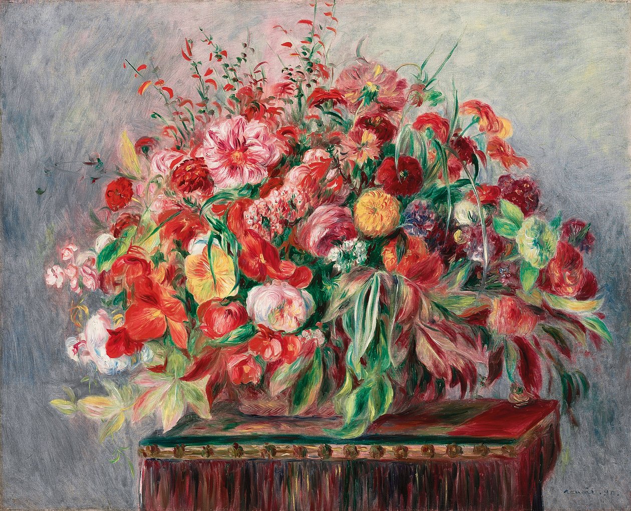 Blumenkorb, 1890 von Pierre Auguste Renoir