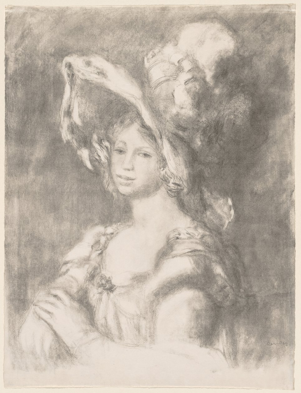 Büste eines jungen Mädchens Mlle. Dieterlé von Pierre Auguste Renoir