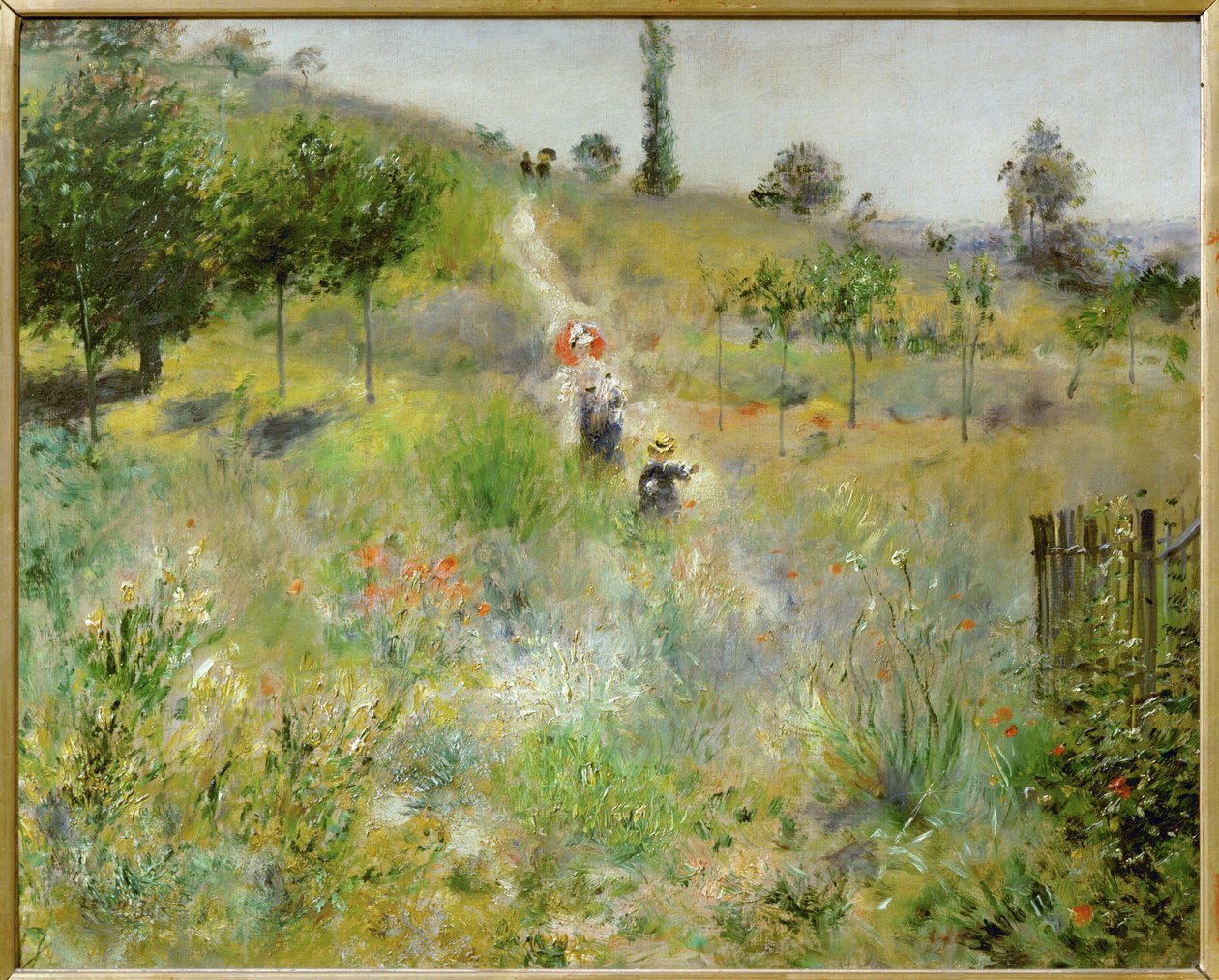 Chemin montant dans les hautes herbes von Pierre Auguste Renoir