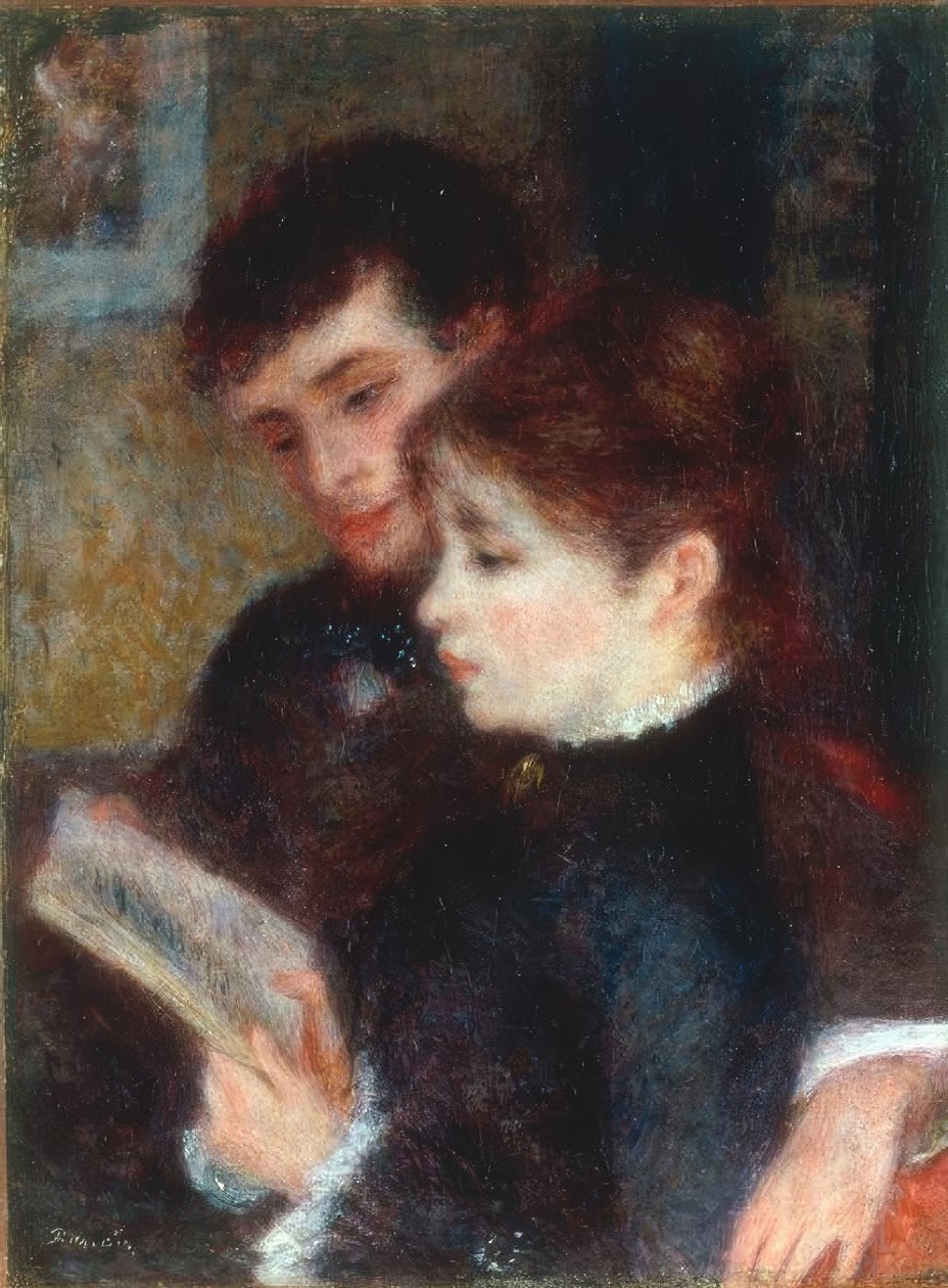 Lesendes Paar von Pierre-Auguste Renoir
