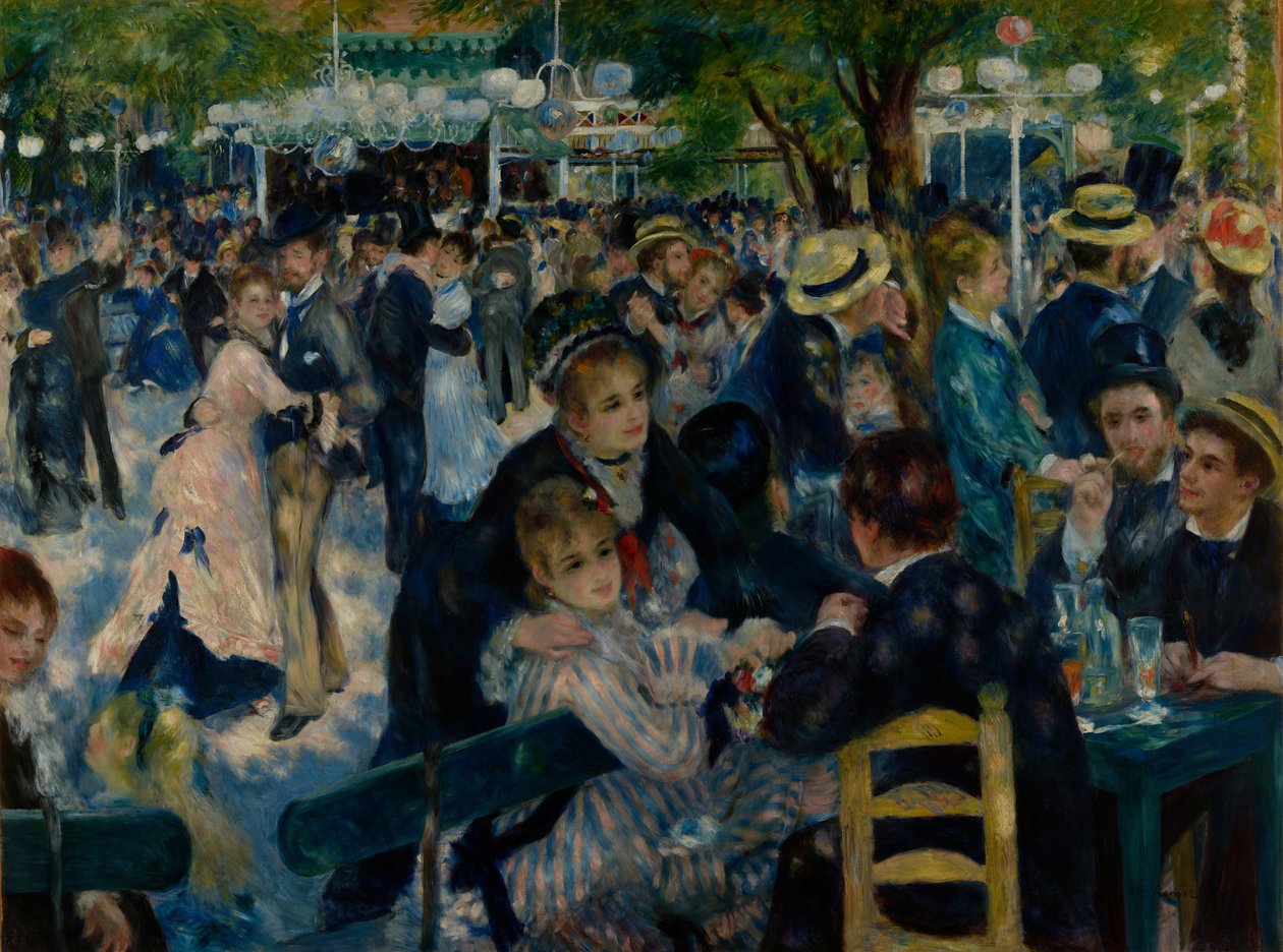 Tanz im Moulin de la Galette von Pierre Auguste Renoir