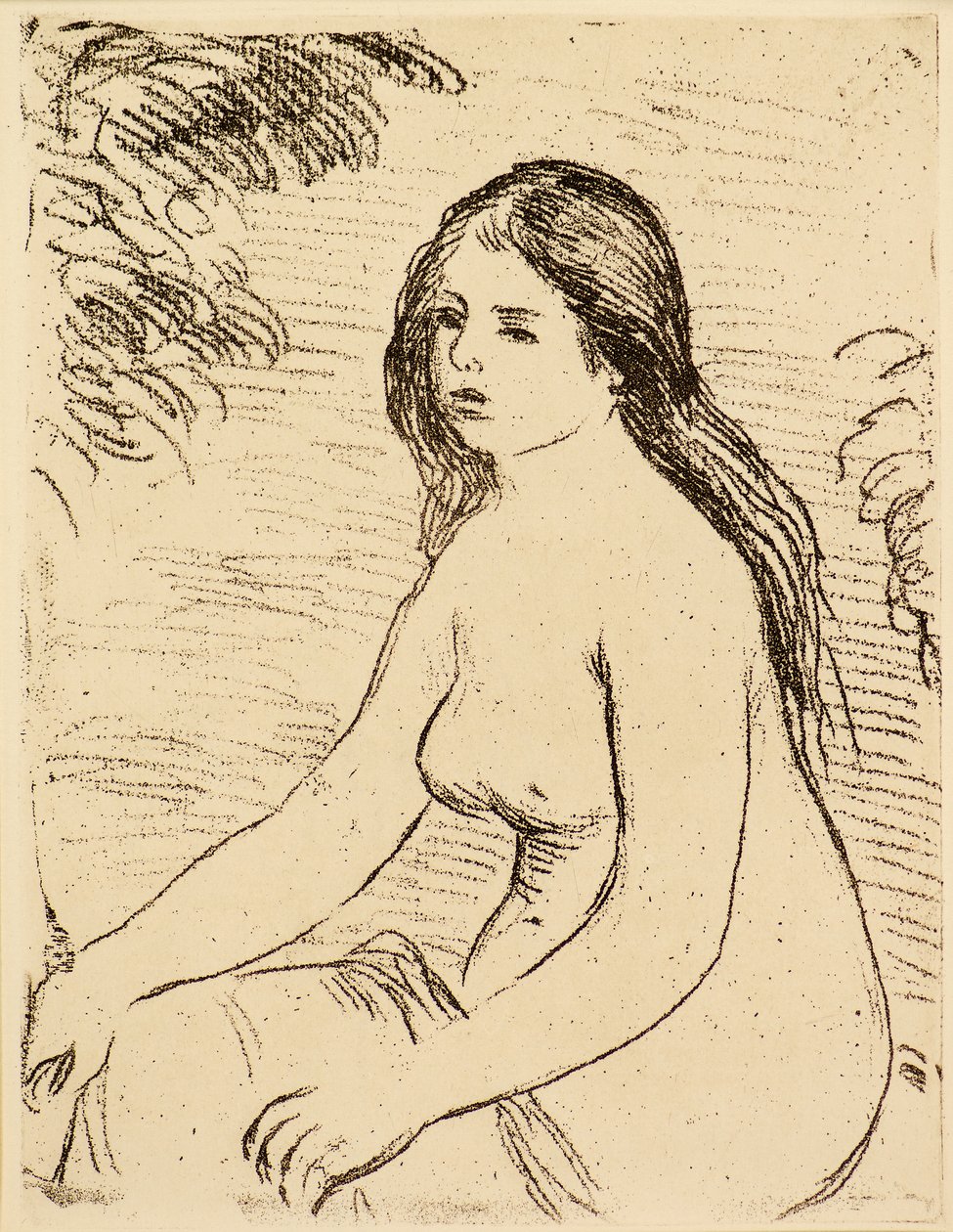 Sitzende nackte Frau von Pierre-Auguste Renoir