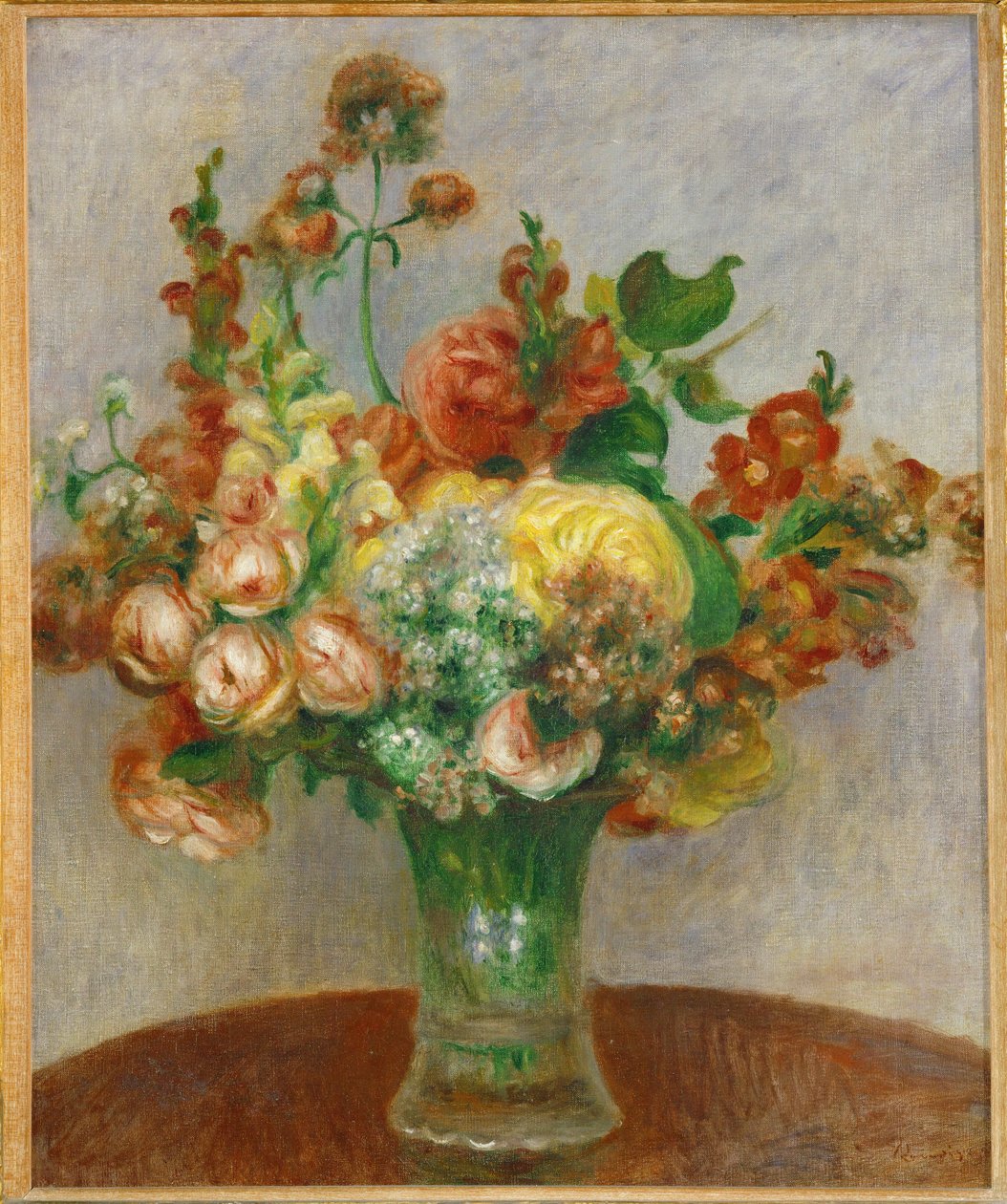 Blumen in einer Vase von Pierre Auguste Renoir