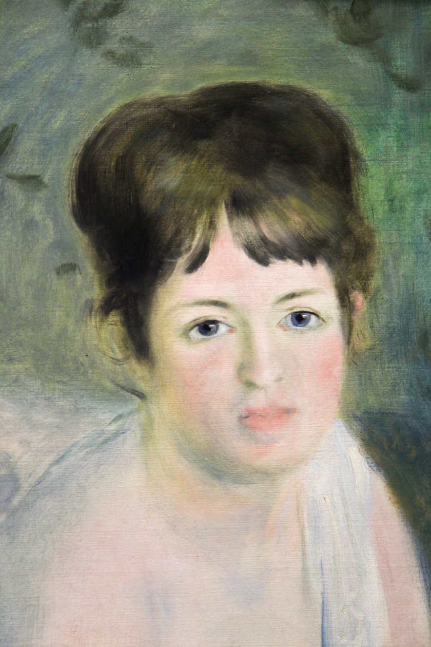 Kopf einer Frau von Pierre-Auguste Renoir