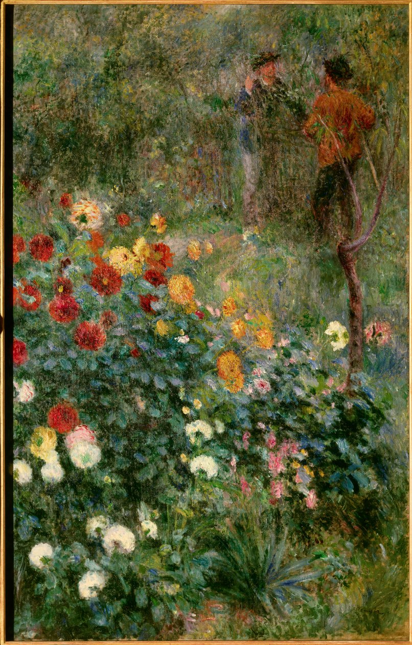 Der Garten in der Rue Cortot in Montmartre von Pierre Auguste Renoir