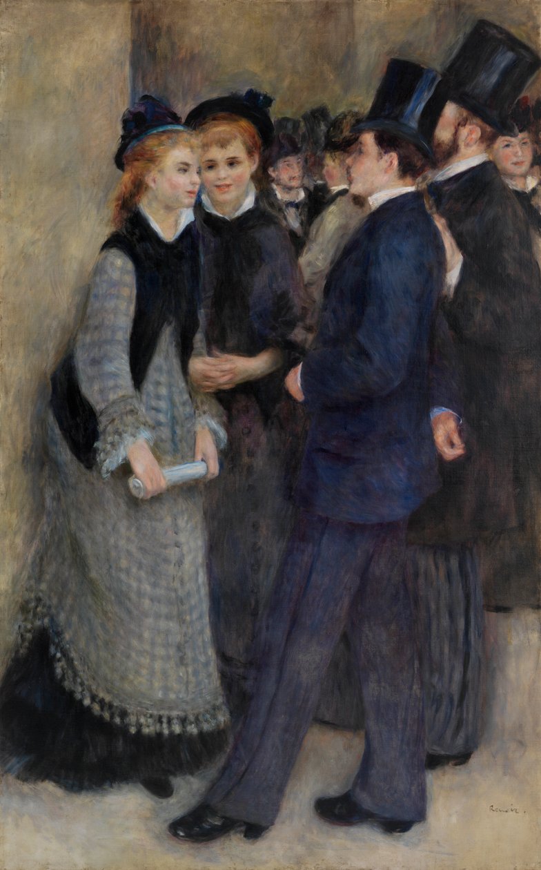 Verlassen des Konservatoriums von Pierre Auguste Renoir