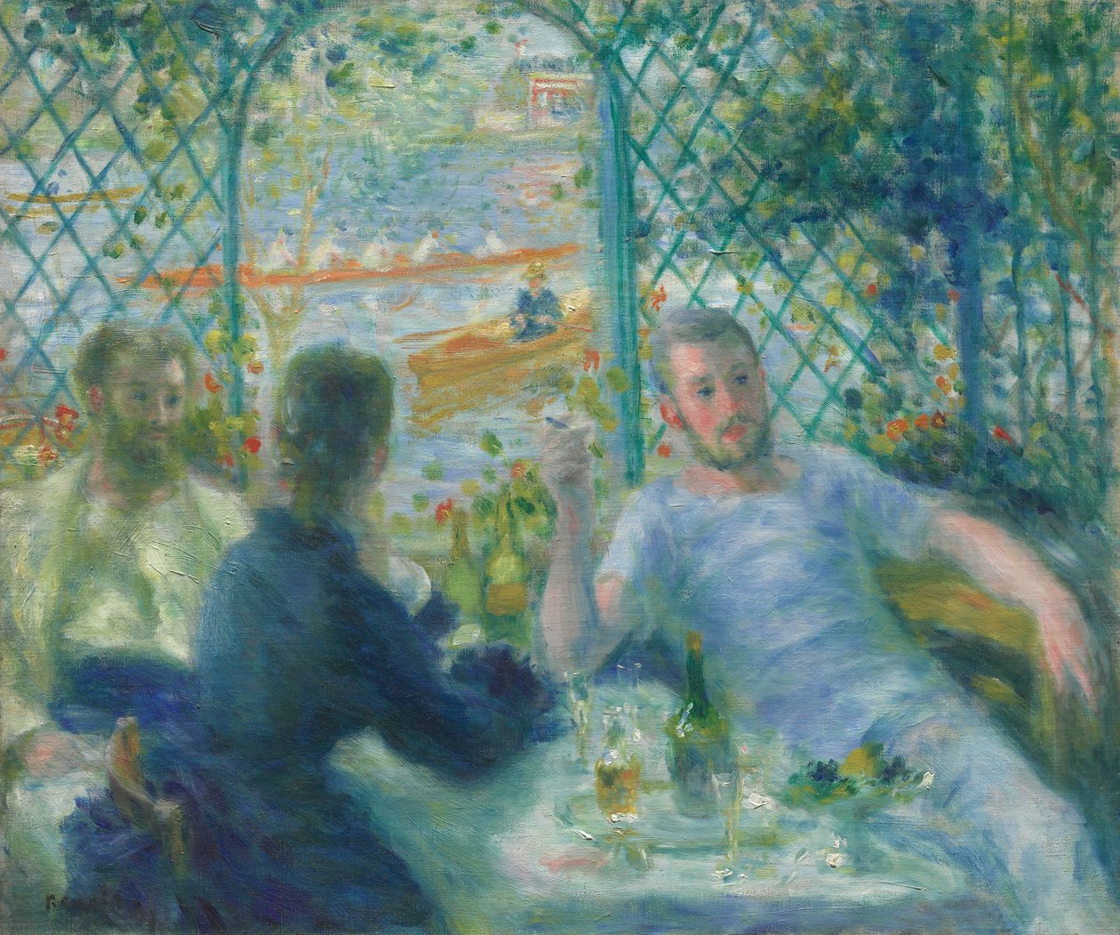 Mittagessen im Restaurant Fournaise von Pierre-Auguste Renoir
