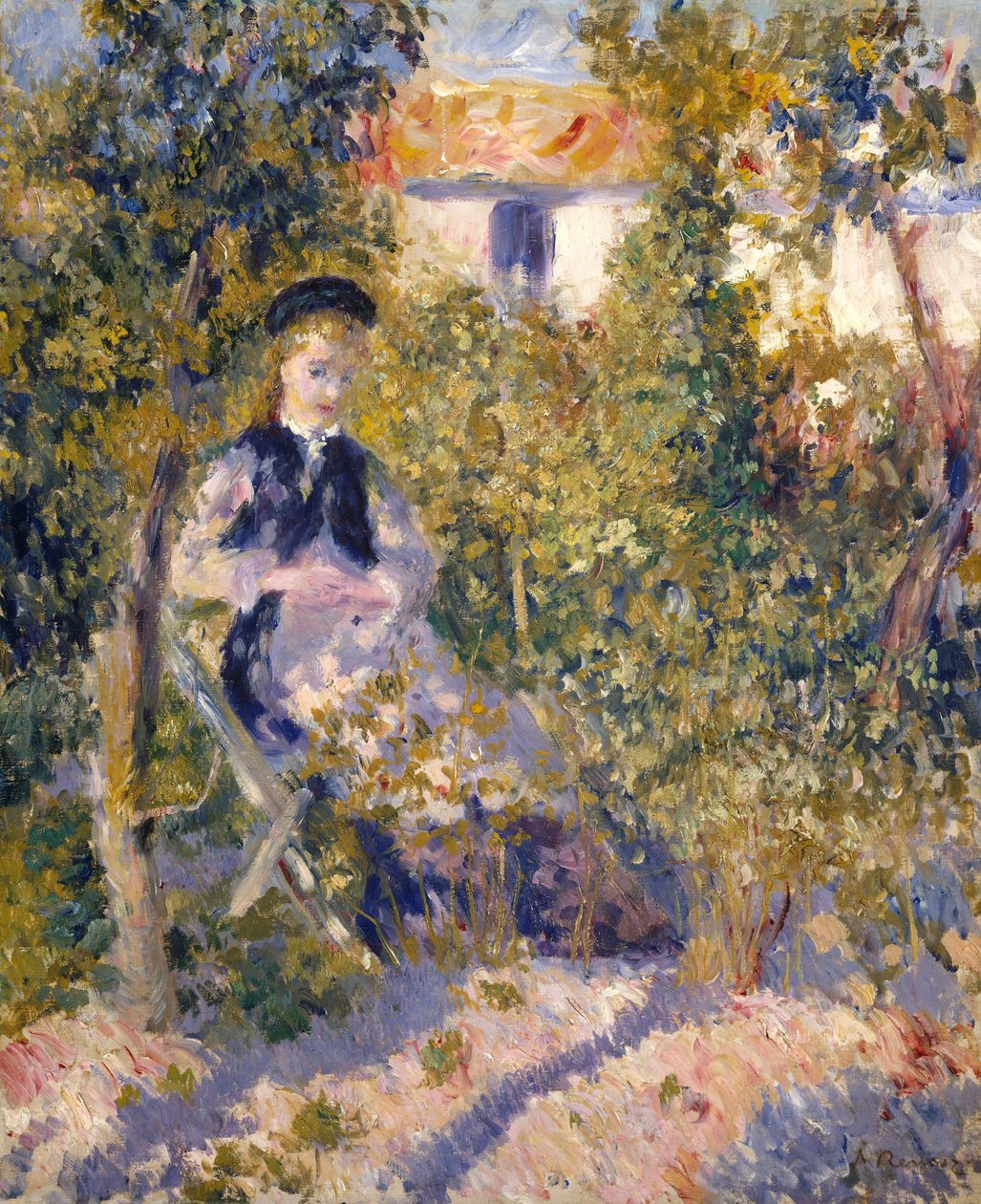 Nini im Garten Nini Lopez, 1876 von Pierre Auguste Renoir