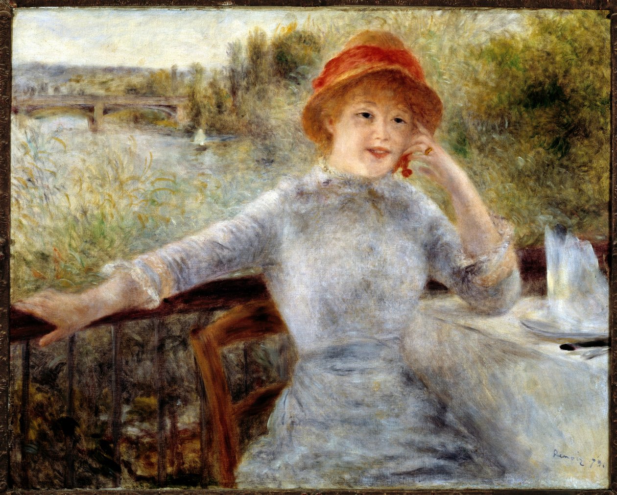 Porträt von Alphonsine Fournaise von Pierre Auguste Renoir