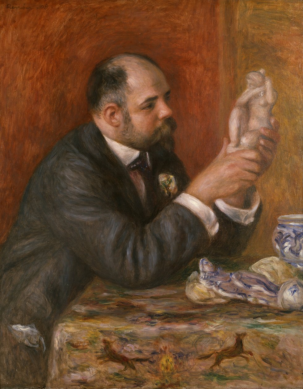 Porträt von Ambroise Vollard 1865-1939, 1908 von Pierre Auguste Renoir