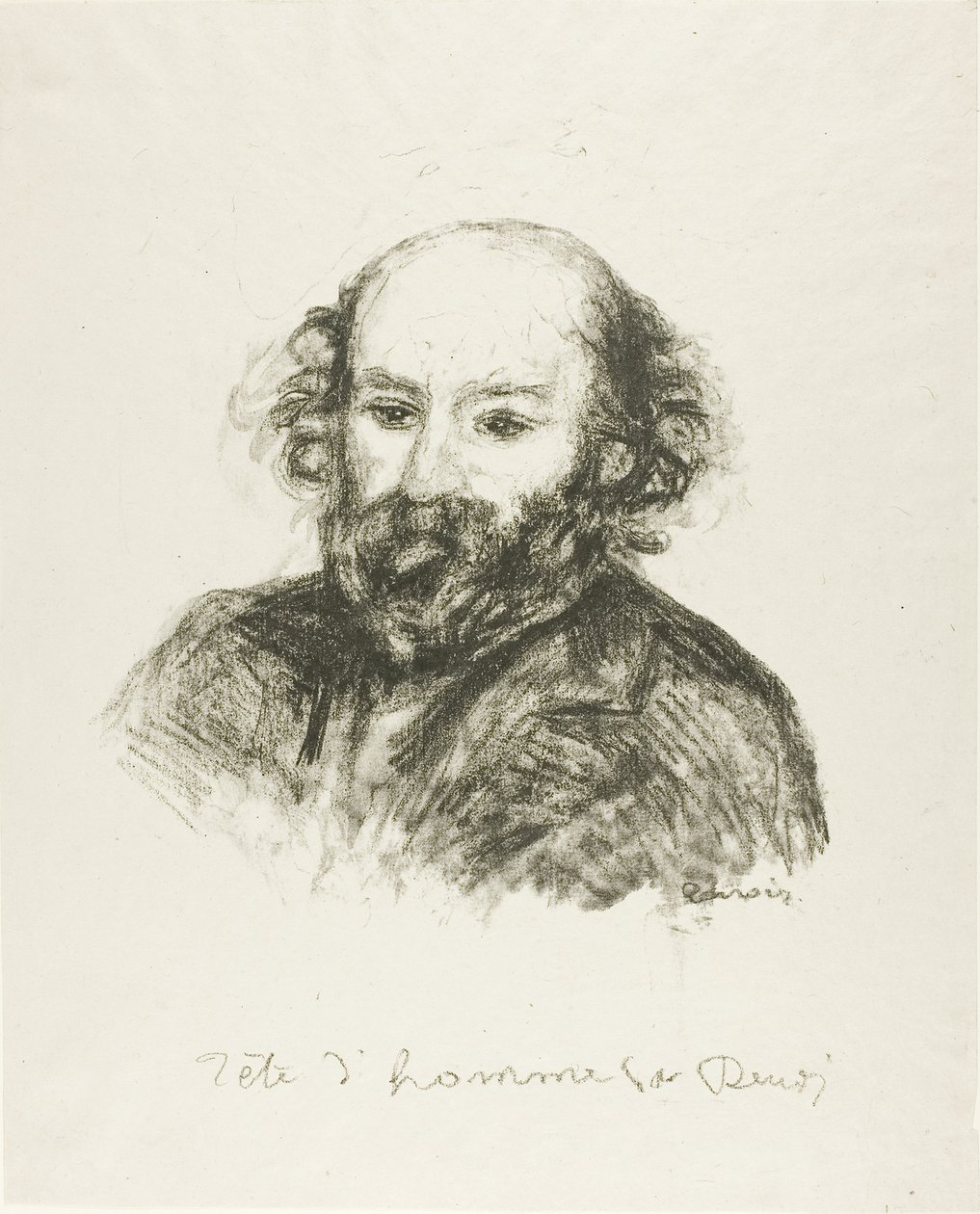 Porträt von Cezanne von Pierre Auguste Renoir