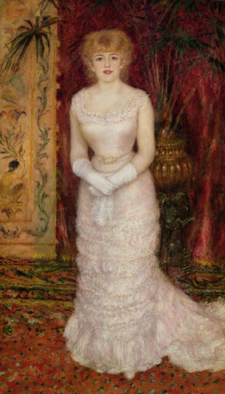 Porträt von Jeanne Samary (1857-90) 1878 von Pierre Auguste Renoir