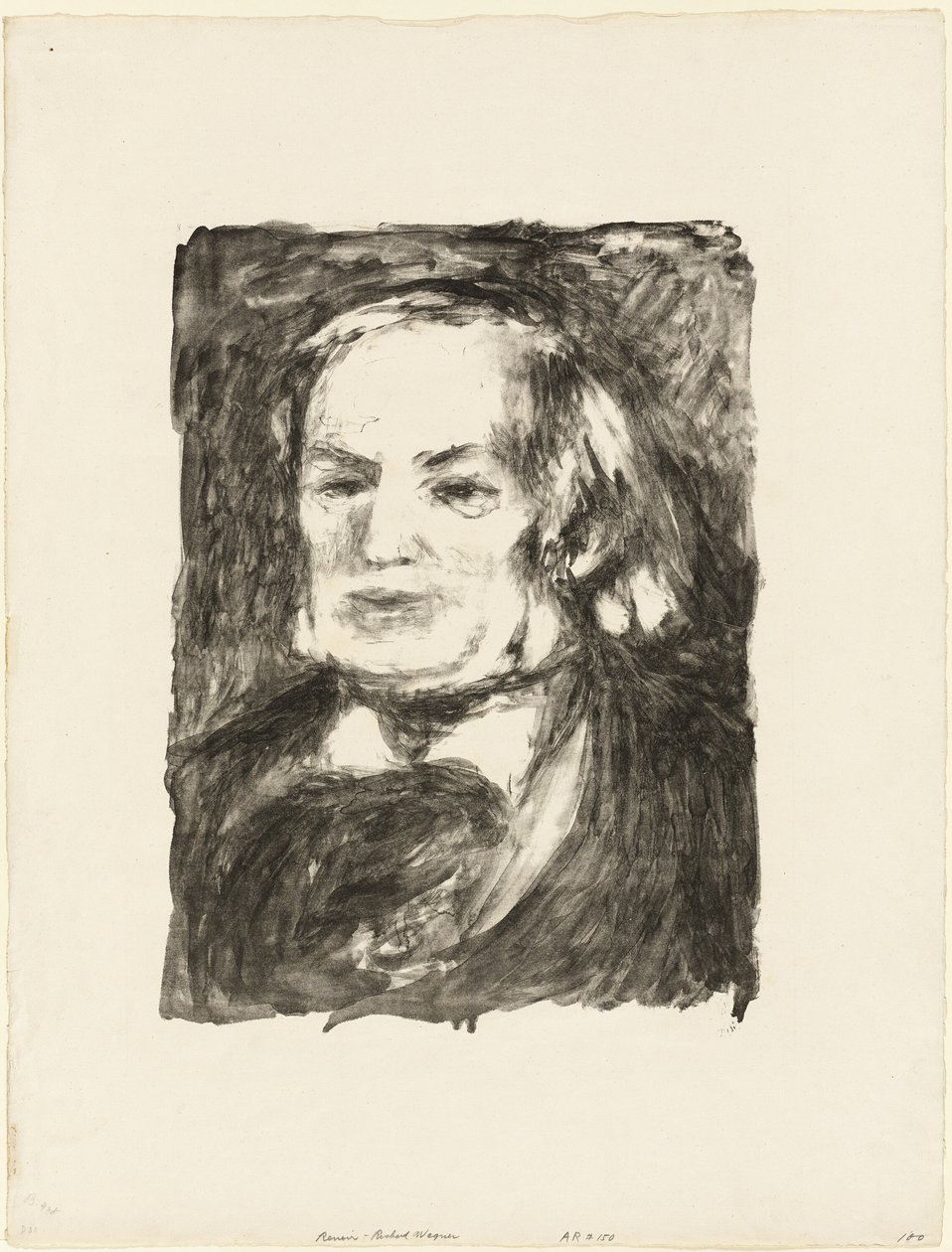 Porträt von Richard Wagner von Pierre Auguste Renoir