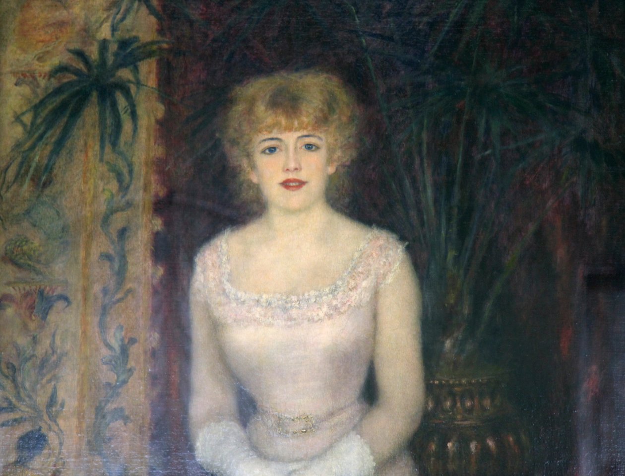 Porträt der Schauspielerin Jeanne Samary, 1878 von Pierre Auguste Renoir