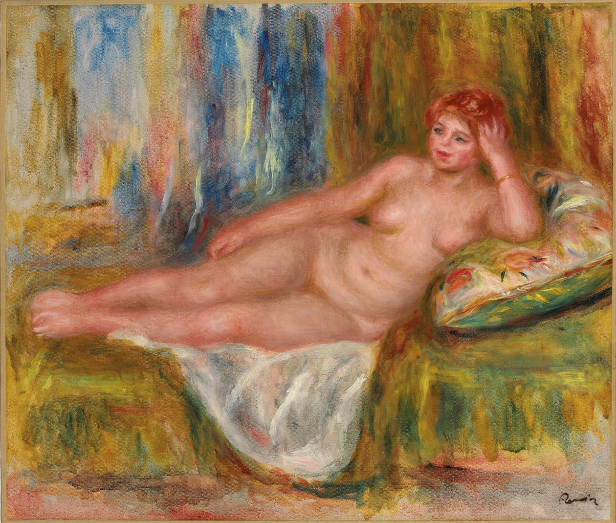 Liegender weiblicher Akt von Pierre Auguste Renoir