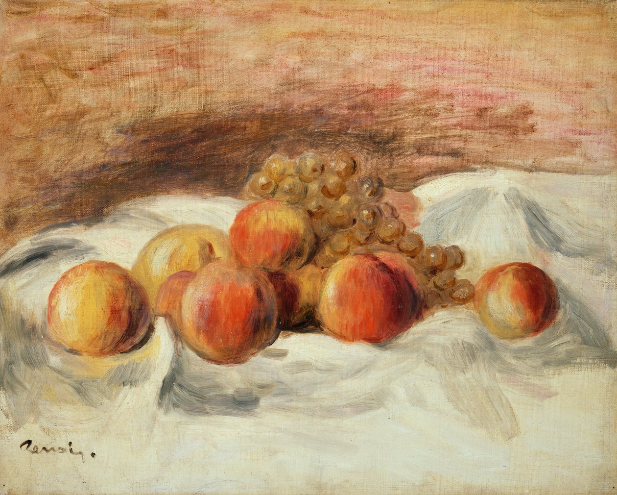 Stillleben mit Pfirsichen von Pierre-Auguste Renoir