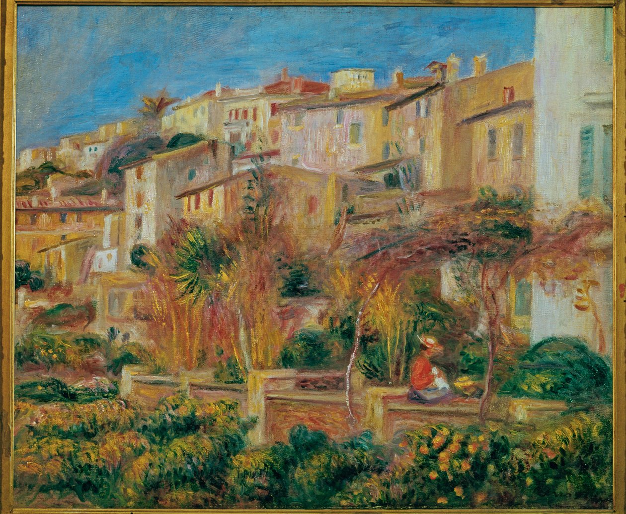 Terrasse in Cagnes von Pierre Auguste Renoir