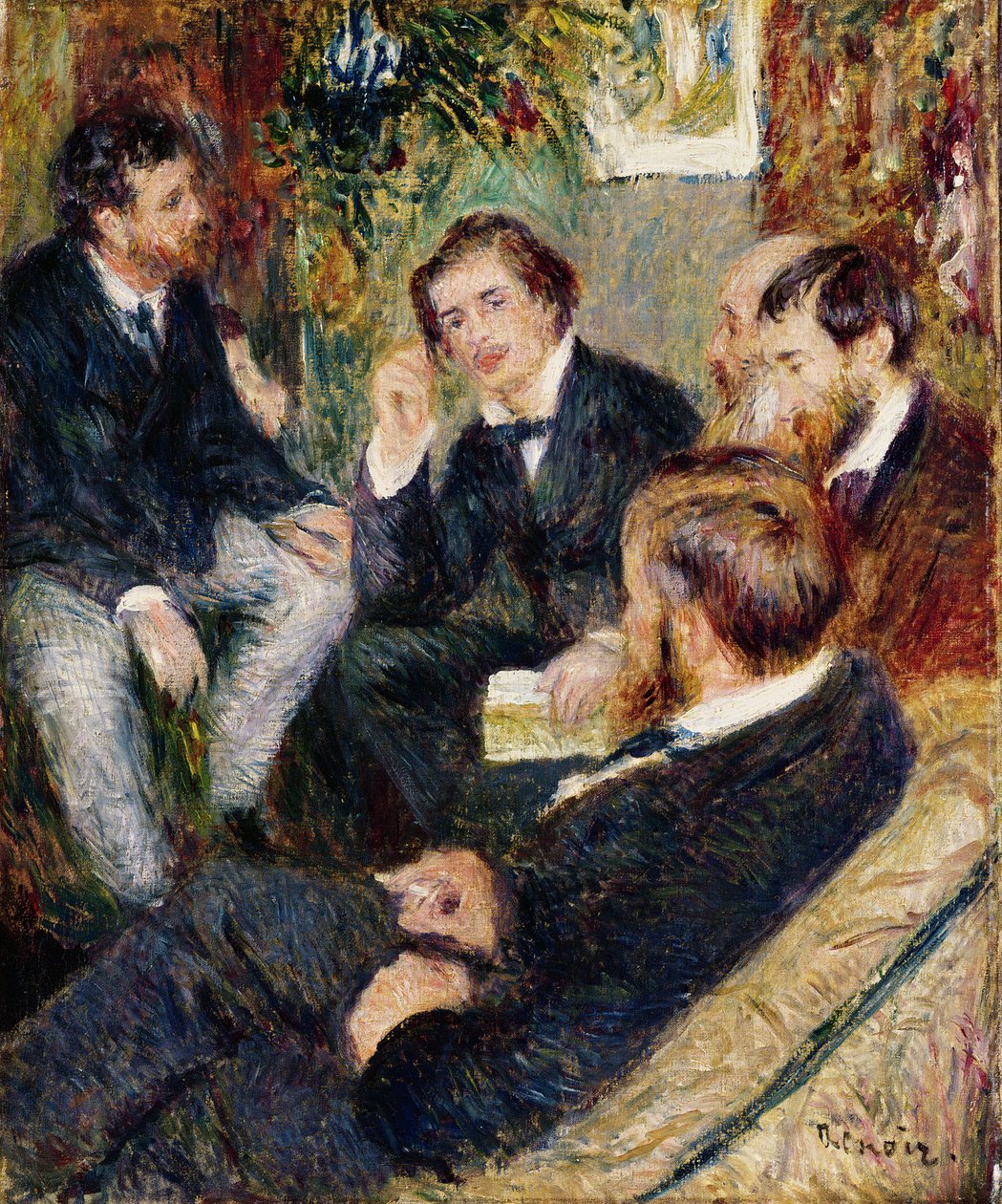 Das Atelier des Künstlers, Rue Saint-Georges, 1876 von Pierre Auguste Renoir