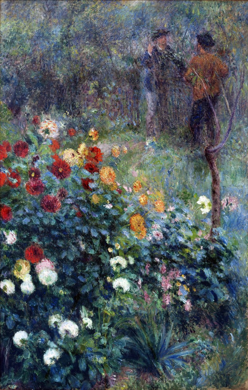 Der Garten in der Rue Cortot, Montmartre von Pierre Auguste Renoir
