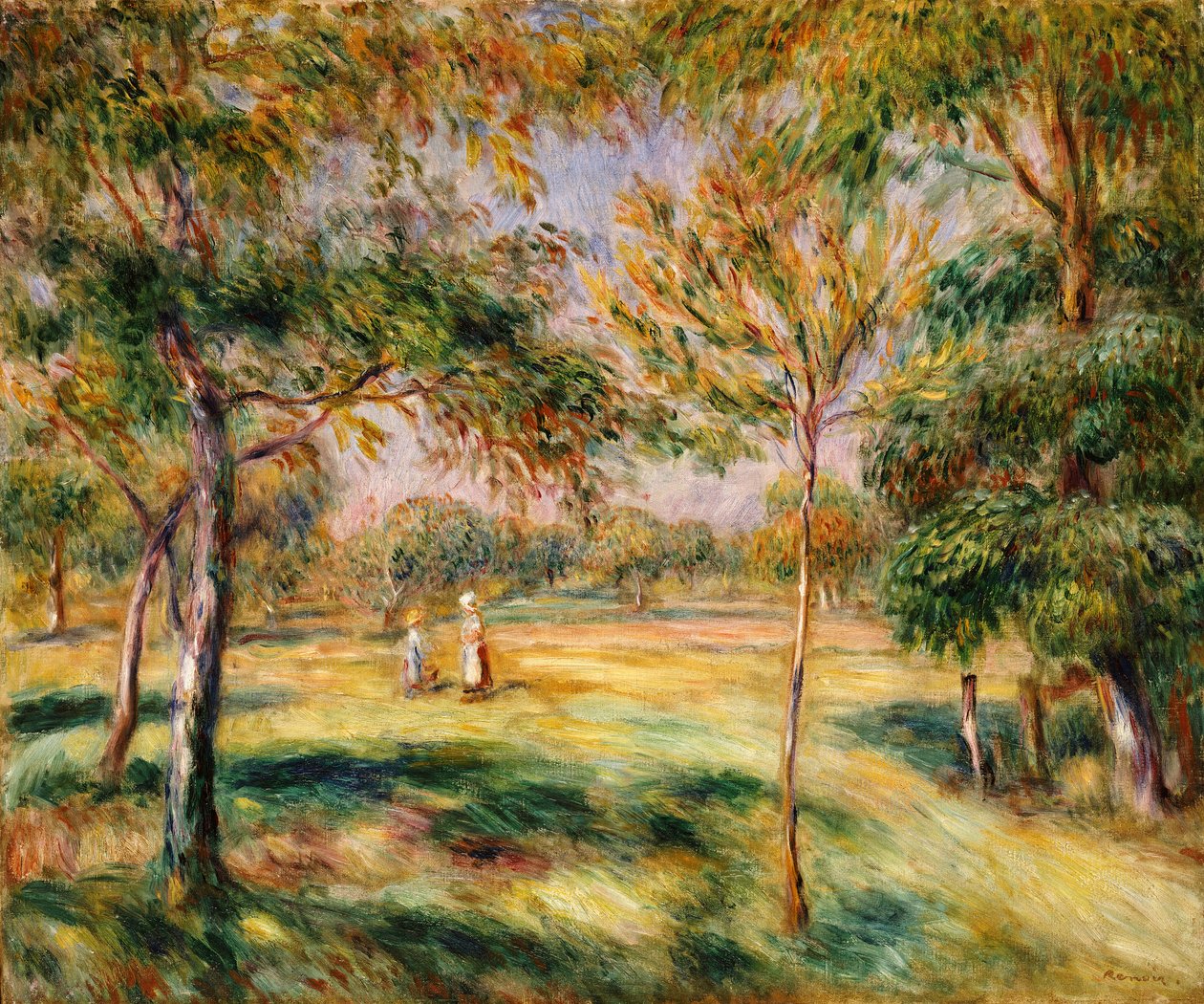 Die Lichtung, 1895 von Pierre-Auguste Renoir