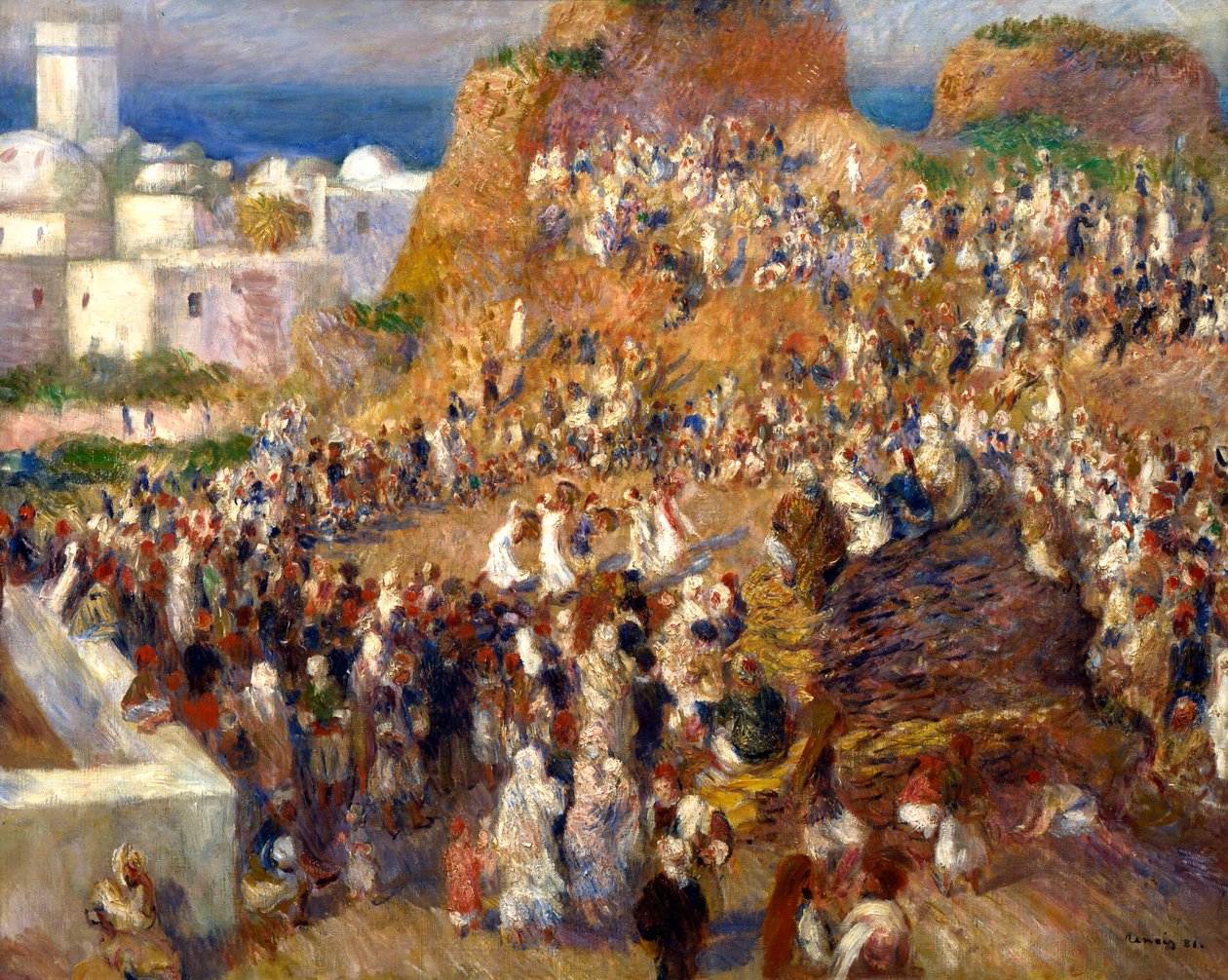 Die Moschee oder Arabisches Fest, 1881 von Pierre Auguste Renoir
