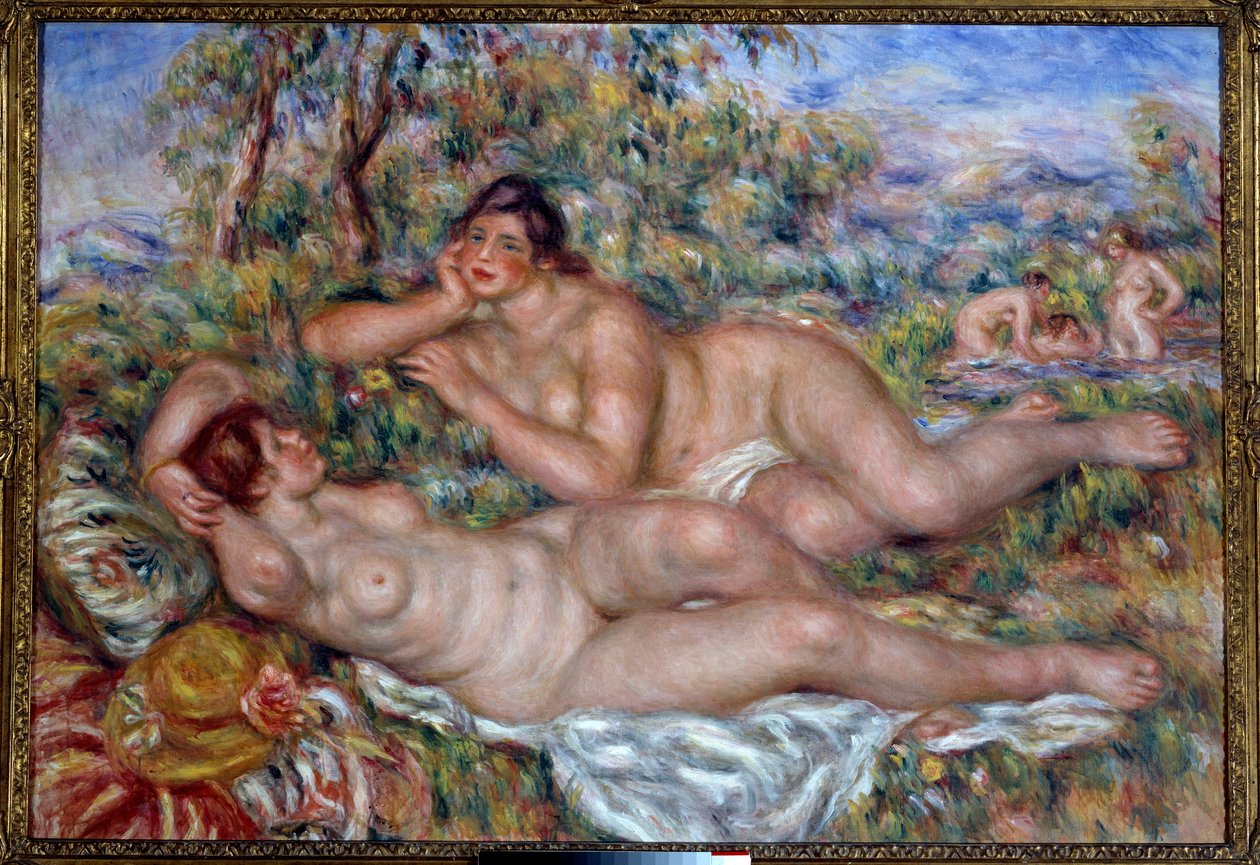 Die Badenden. Gemälde von Pierre Auguste Renoir (1841-1919) von Pierre Auguste Renoir