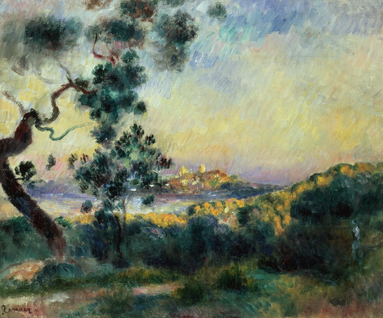 Ansicht von Antibes von Pierre Auguste Renoir
