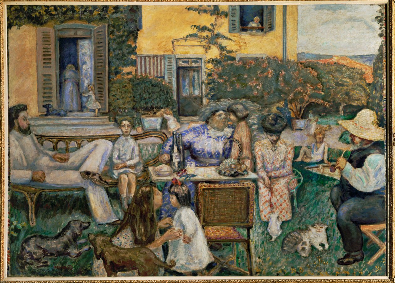 Die Familie Terasse, ein bürgerlicher Nachmittag von Pierre Bonnard