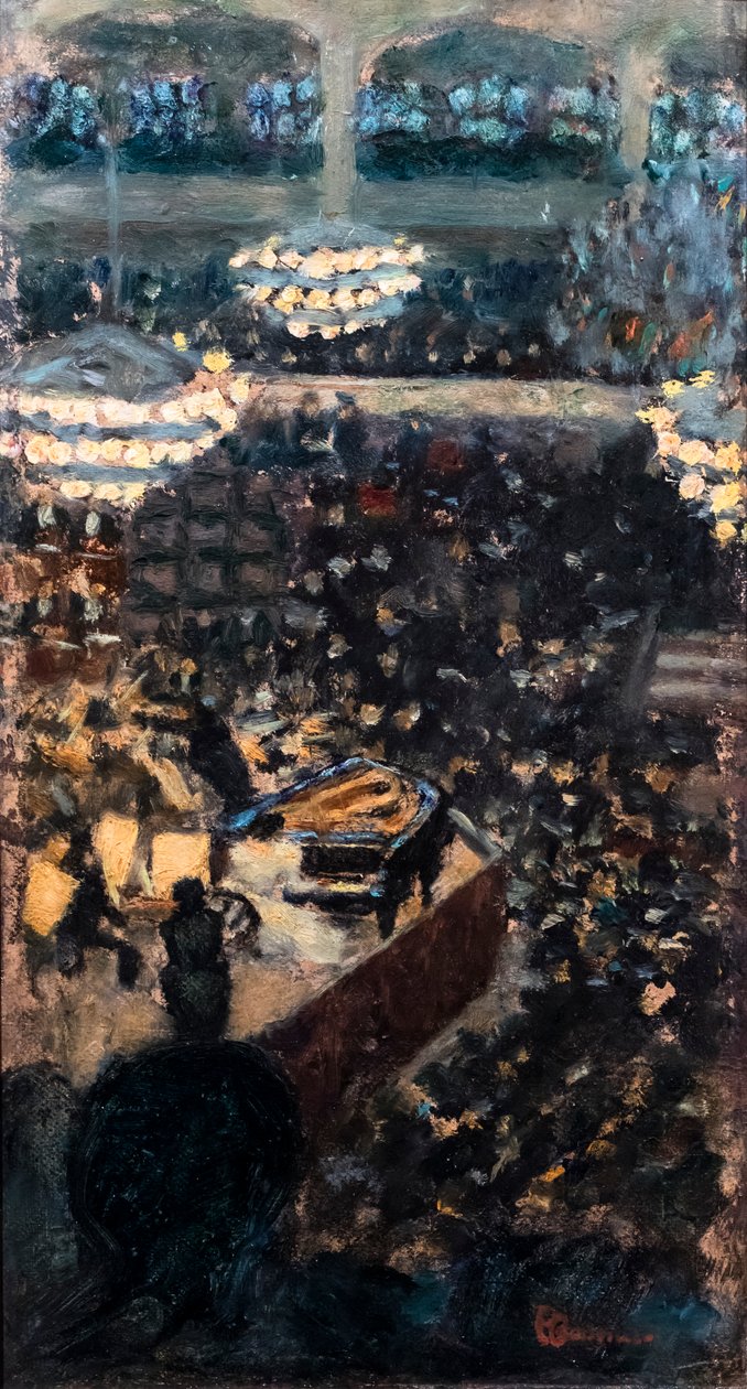 Das Konzert oder Das Lamoureux-Konzert, ca. 1895 von Pierre Bonnard