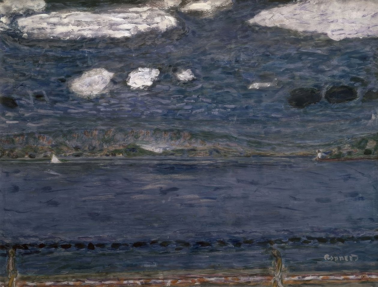 Mittelmeer – 1941/44 – 48,3 × 63,2 cm – Gouache und Bleistift auf Papier von Pierre Bonnard