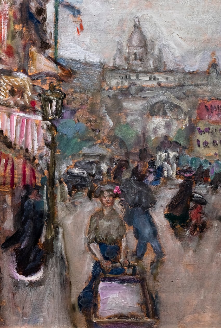 Pariser Landschaft oder Les Batignolles, Detail von Pierre Bonnard