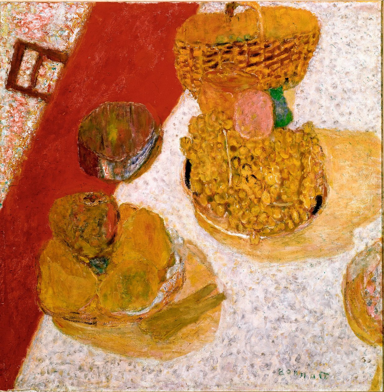 Tischecke Stillleben mit Früchten von Pierre Bonnard