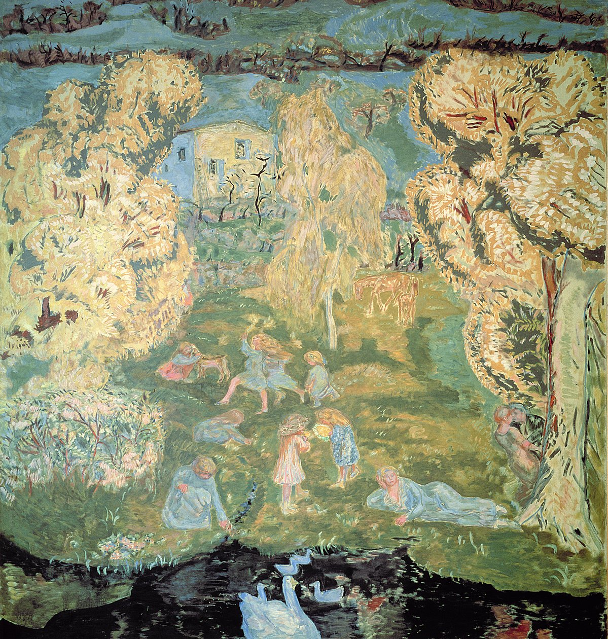 Die ersten Frühlingstage auf dem Land, 1912 von Pierre Bonnard