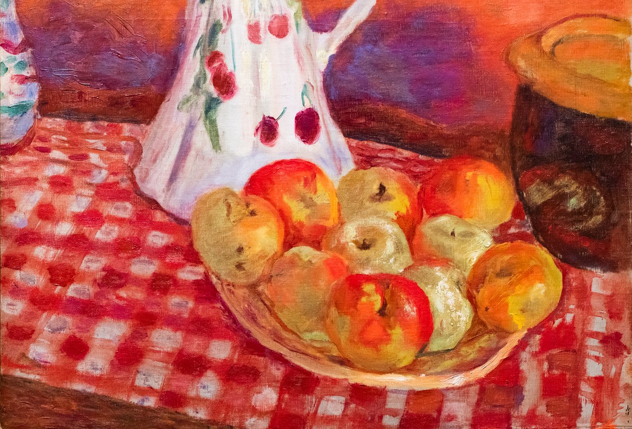 Gelbe und rote Äpfel (Detail) von Pierre Bonnard