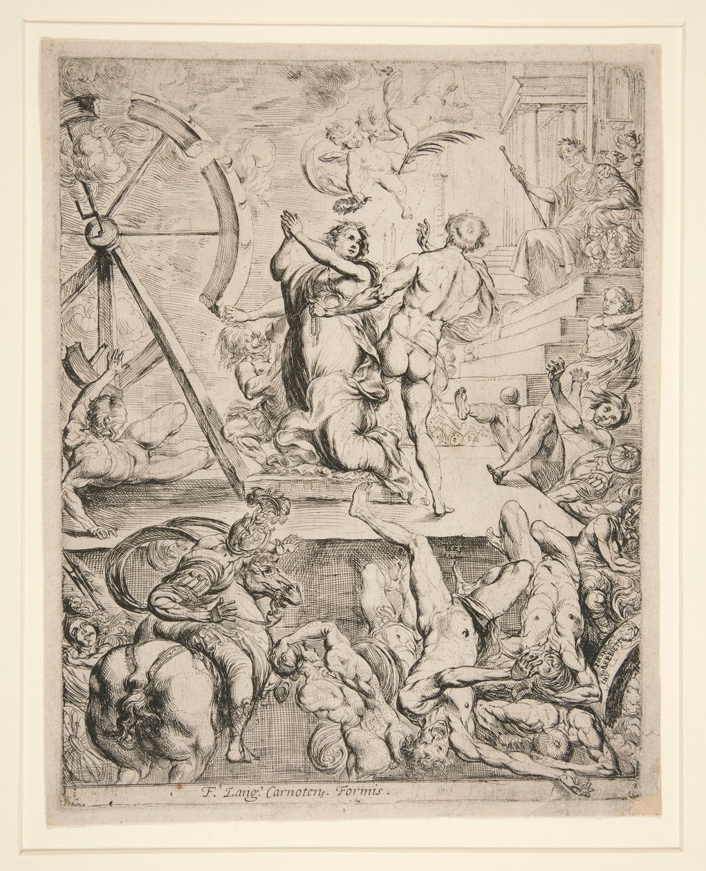 Das Martyrium der heiligen Katharina von Alexandria von Pierre Brebiette