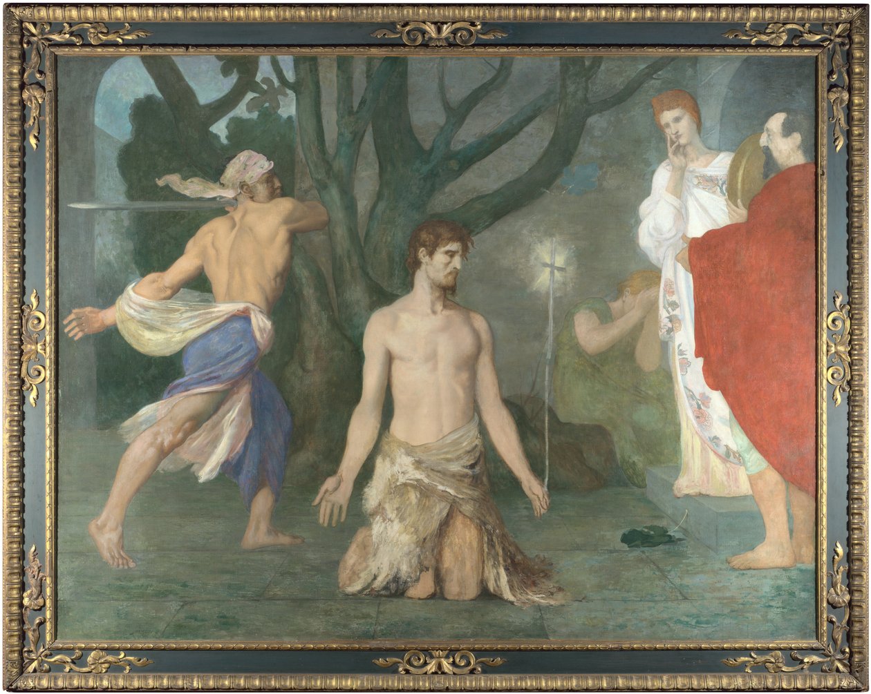 Die Enthauptung von Johannes dem Täufer von Pierre Puvis de Chavannes