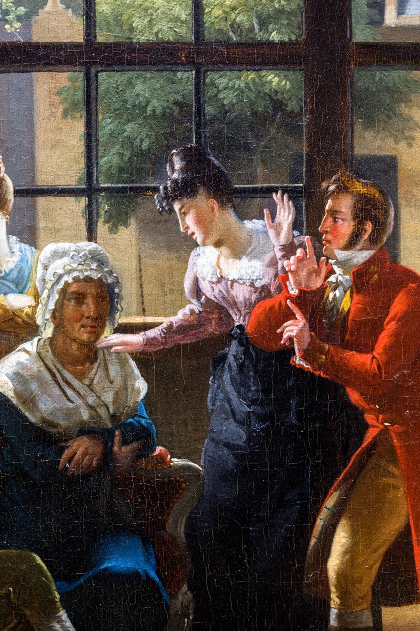 Die Cancans bei der Pförtnerin von Pierre Duval Le Camus