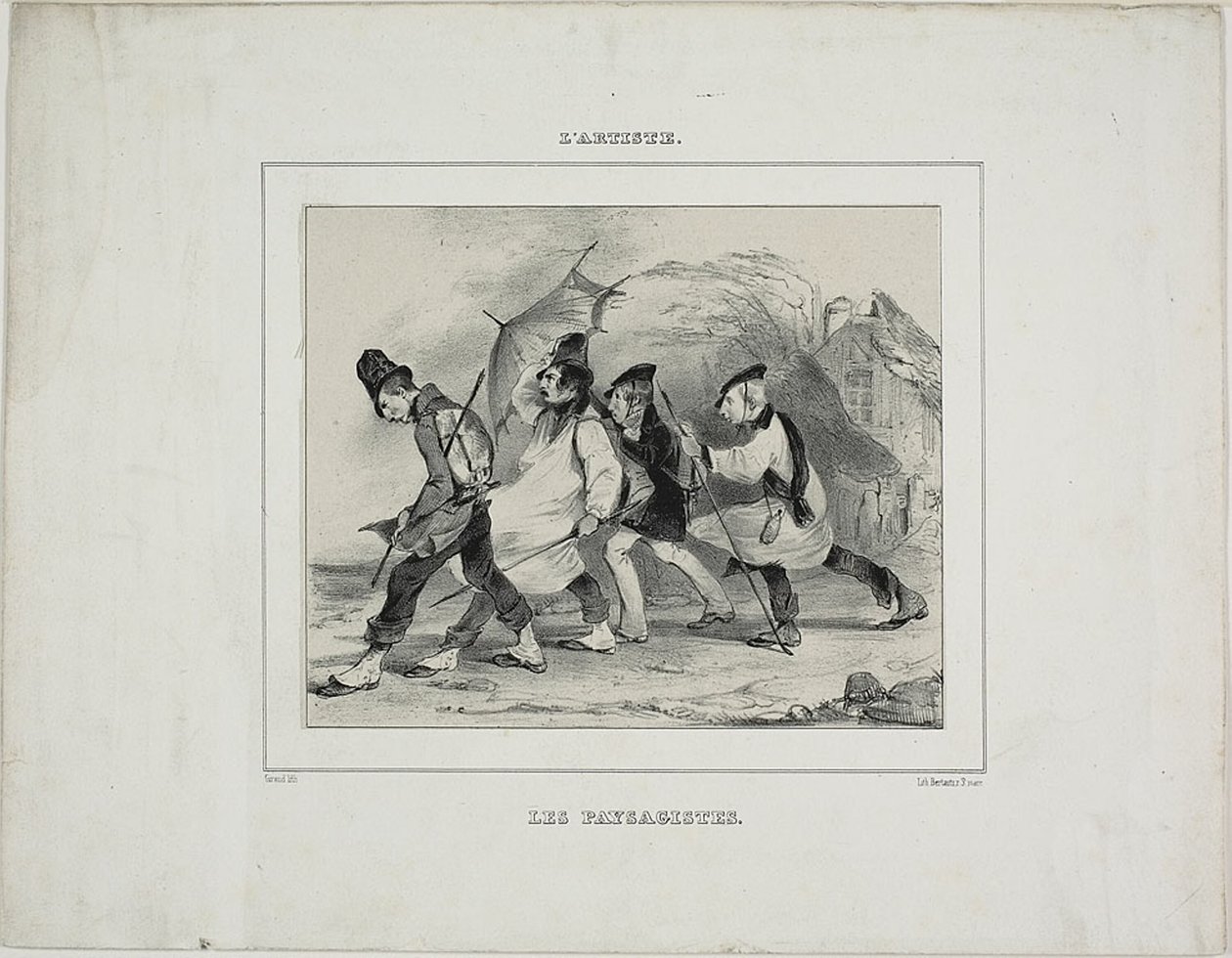Die Landschaftsmaler von Pierre François Eugène Giraud