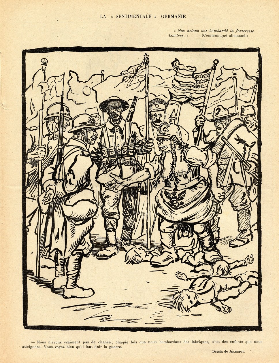 Illustration für das Magazin "Le Rire" von Pierre Georges Jeanniot