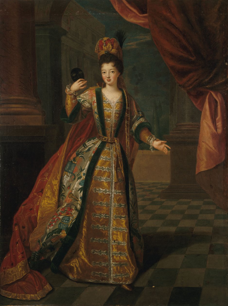 Louise Françoise de Bourbon 1673-1743, Mademoiselle de Nantes, ca. 1690 von Pierre Gobert