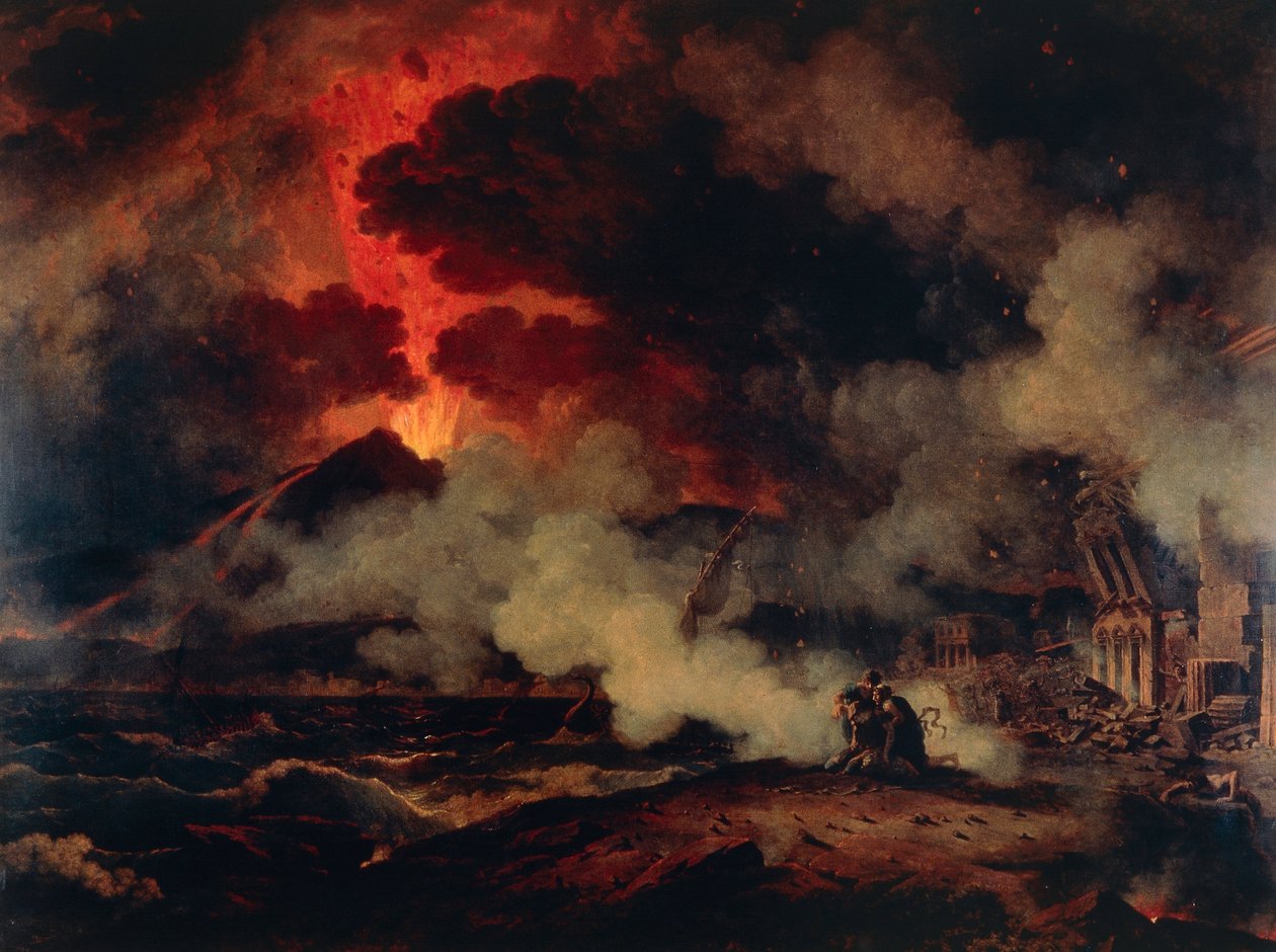 Ausbruch des Vesuvs von Pierre Henri de Valenciennes