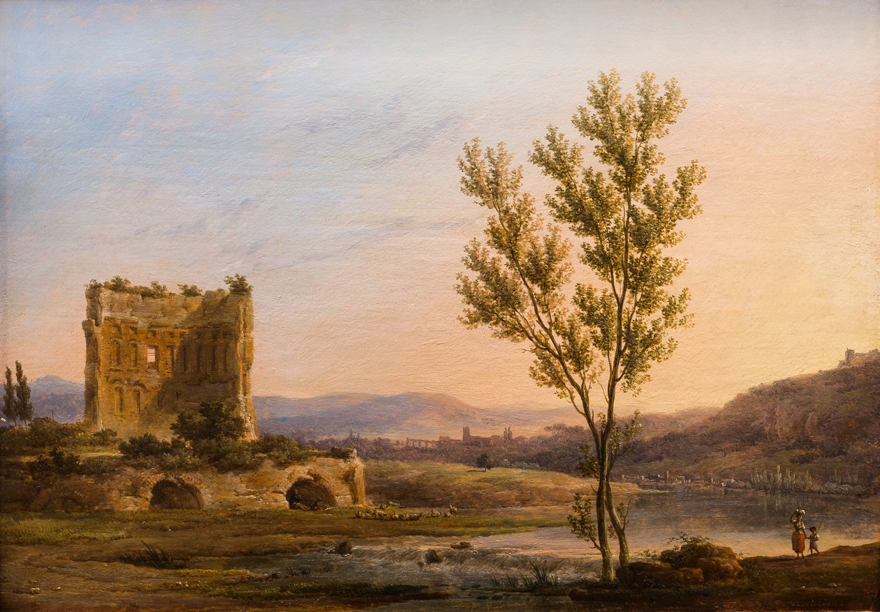 Blick auf die Umgebung von Rom, 1819 von Pierre Henri de Valenciennes