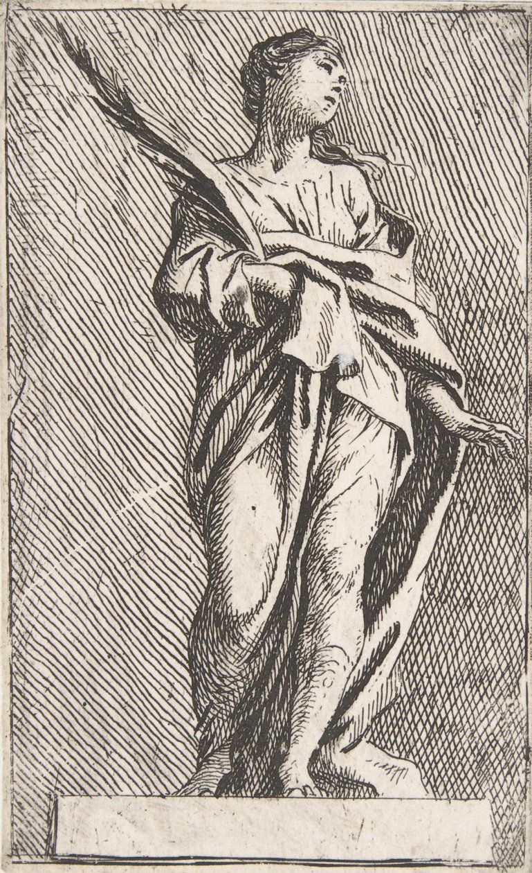 Stehende weibliche Figur von Pierre Ignace Parrocel