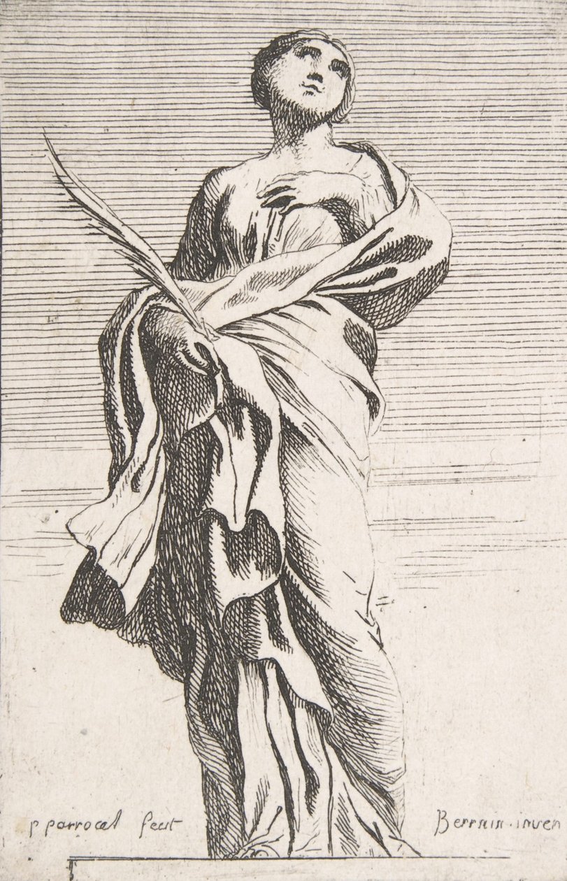 Stehende weibliche Figur, ca. 1739-40 von Pierre Ignace Parrocel