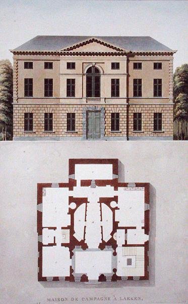 Landhaus in Laeken, nahe Brüssel, aus 