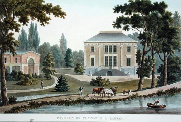 Pavillon de Plaisance in Laeken, aus 